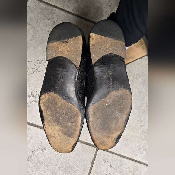 Moreschi Black Textured Leather Oxfords (Shoe tree not included) - Picture 6 of 6